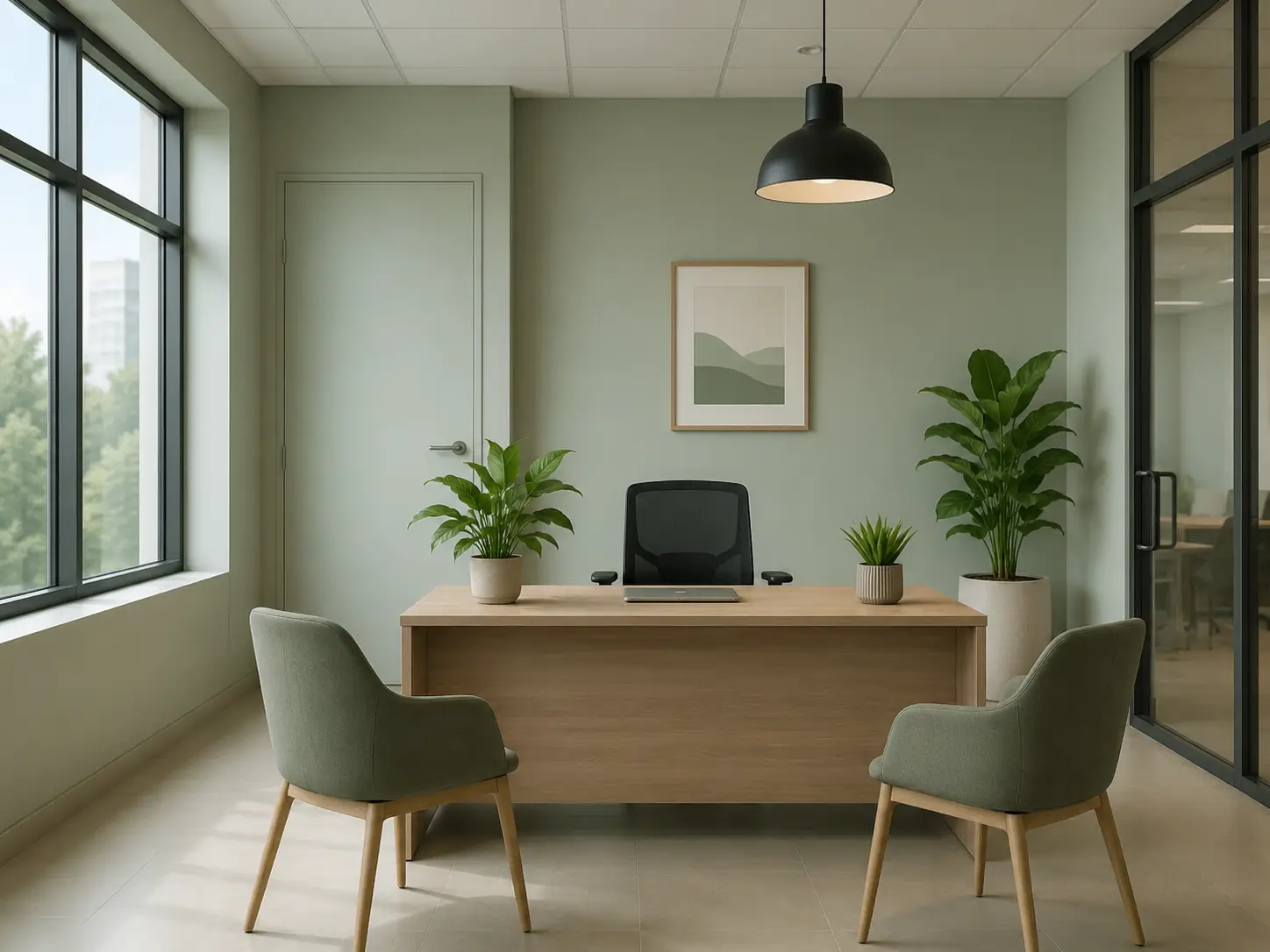 Representative Private Office at Samofis Menteng; illustrative image for Private Office 2A-1 · 2-3 pax