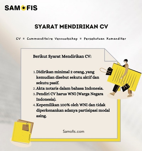 Syarat Mendirikan CV - Samofis - samofis.com